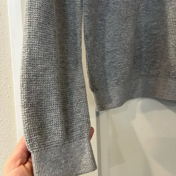 Prana Gray Knit Sweater Womens Small - Picture 3 of 7